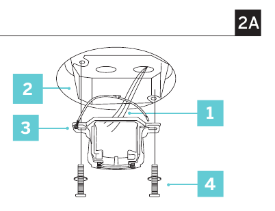 De ventilator ophangen - Stap 2