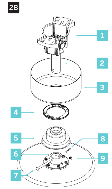 De ventilator ophangen - Stap 3