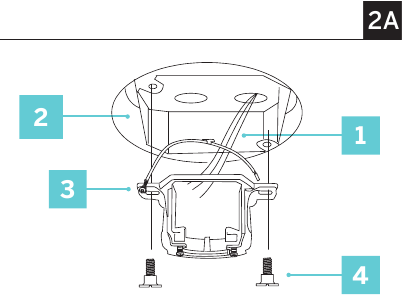 De ventilator ophangen - Stap 2