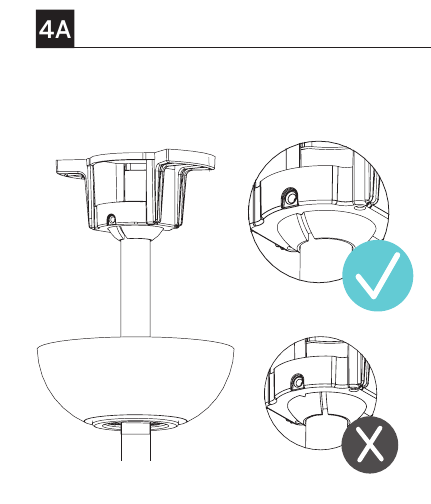 De ventilator ophangen - Stap 4