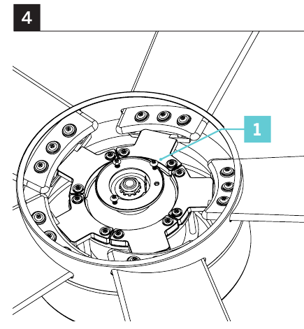 De ventilator monteren - Stap 1