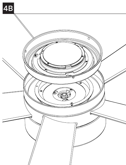 De ventilator monteren - Stap 3