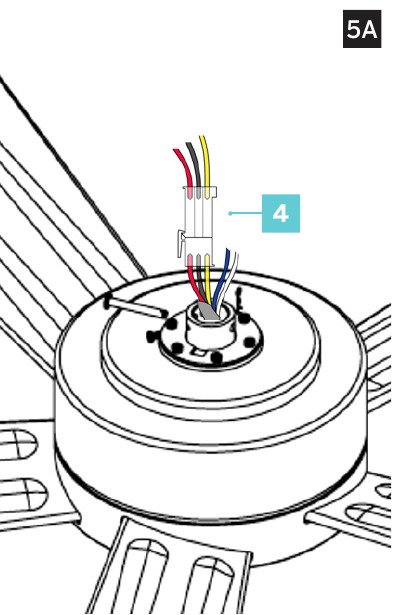 De ventilator ophangen - Stap 2