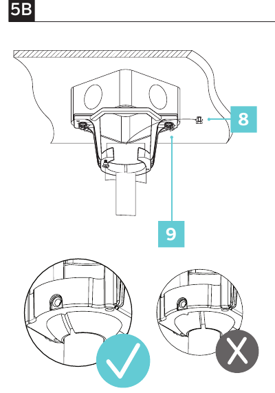 De ventilator ophangen - Stap 3