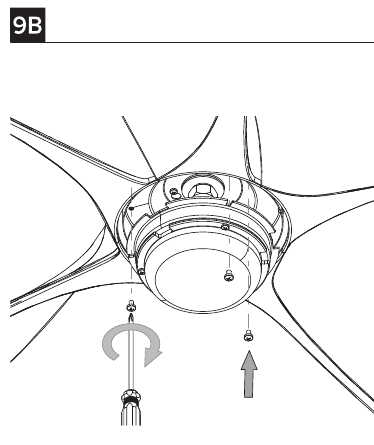 De LED-armatuurmodule installeren - Stap 3