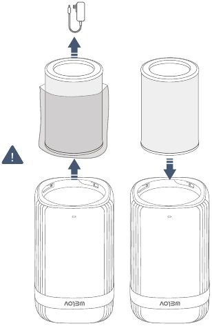Aan de slag - Stap 1 - Verwijder het filter
