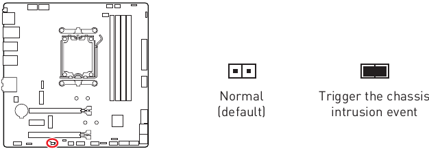 JCI1: Chassis Intrusion Connector