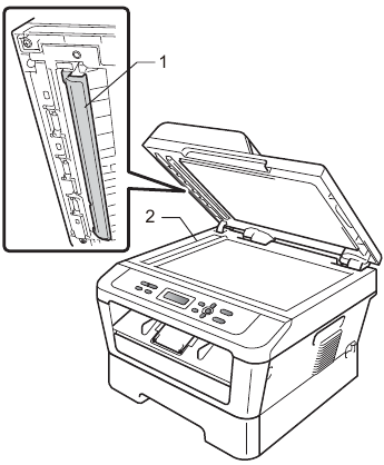 De scanner reinigen - Stap 2