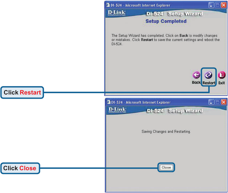 De installatiewizard gebruiken - Stap 14