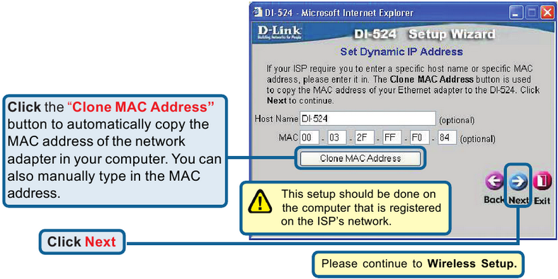 De installatiewizard gebruiken - Stap 9