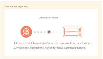 DE CAMERA OPNIEUW MET DE MONITOR VERBINDEN