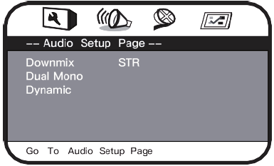 INSTELLINGSPAGINA - Audio-instellingenpagina