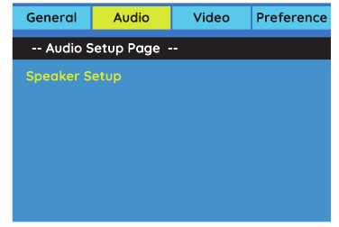 Audiopagina instellen