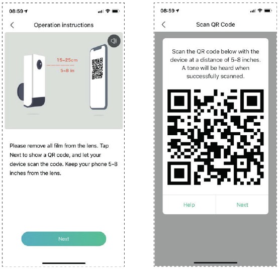 Verbind de camera - Wi-Fi-verbinding - Stap 4