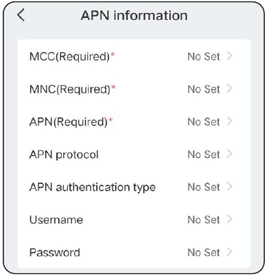 De APN importeren - Stap 2