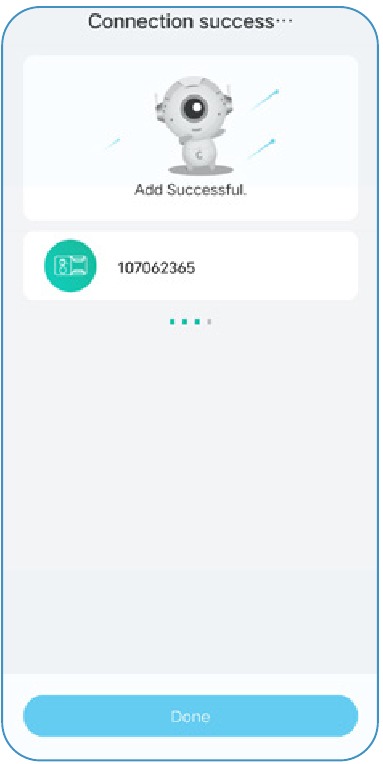 Een camera aan de APP toevoegen - Stap 8