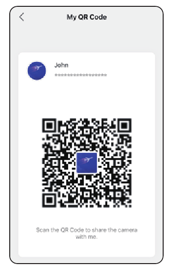Delen door QR-code te scannen - Stap 2