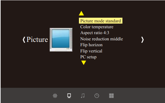 Menu-instelling - Beeldmenu