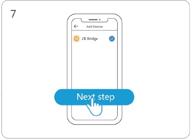 Het apparaat toevoegen met een QR-code - Stap 7