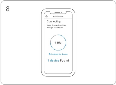 Het apparaat toevoegen met een QR-code - Stap 8