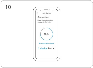 Het apparaat toevoegen met een QR-code - Stap 10
