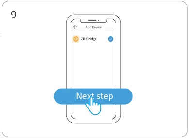 Het apparaat toevoegen met een QR-code - Stap 9