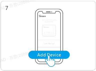 Apparaat toevoegen - eWeLink-app-koppeling - Stap 7