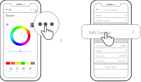 Wi-Fi-bedieningsinstelling