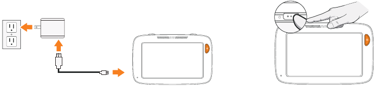VOEDING AANSLUITEN/DE BATTERIJ OPLADEN