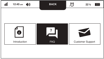 MENUFUNCTIES - ONDERSTEUNING - FAQ - Stap 1