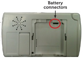 Batterij plaatsen