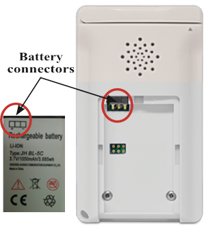 Batterij installeren