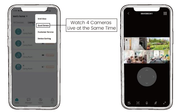 Beheer van meerdere camera's