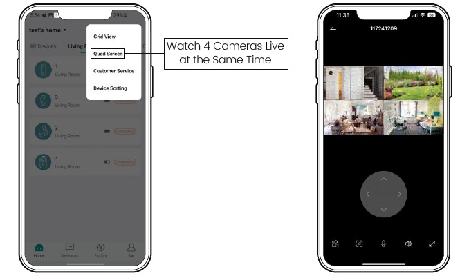 Beheer van meerdere camera's