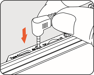 Instructies voor de bedrading van de achtercamera - Stap 2