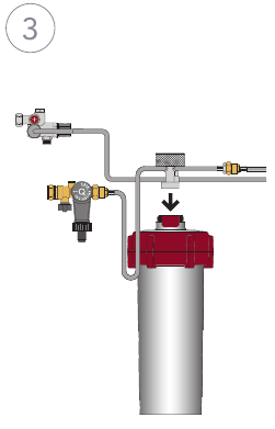 Quooker COMBI+ positioneren