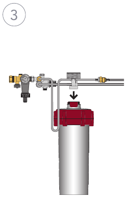 Quooker COMBI positioneren