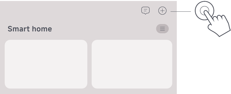 Netwerkconfiguratie via de Xiaomi Home-app - Stap 2