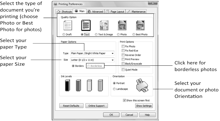 Afdrukken vanaf uw pc - Afdrukken in Windows - Stap 2