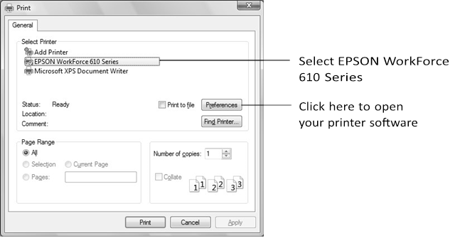 Afdrukken vanaf uw pc - Afdrukken in Windows - Stap 1