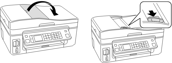 De automatische documentinvoer gebruiken - Stap 1