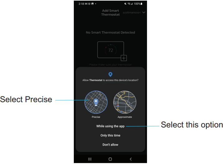De Lennox Smart Thermostat App gebruiken