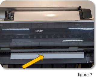 Stylus Pro 9900 Rollpapier voorbereiden - Stap 2