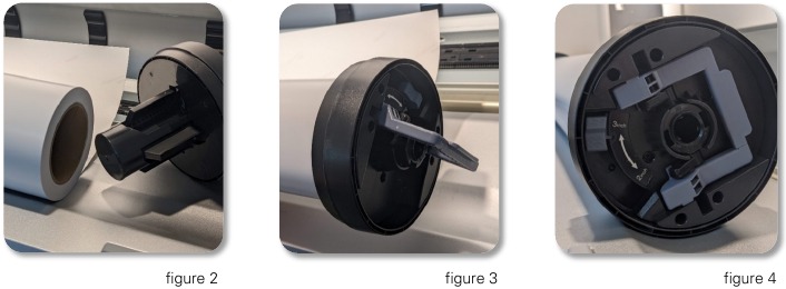 Stylus Pro 9900 Rollpapier voorbereiden - Stap 1