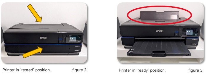 De Epson SureColor P800 voorbereiden - Stap 1