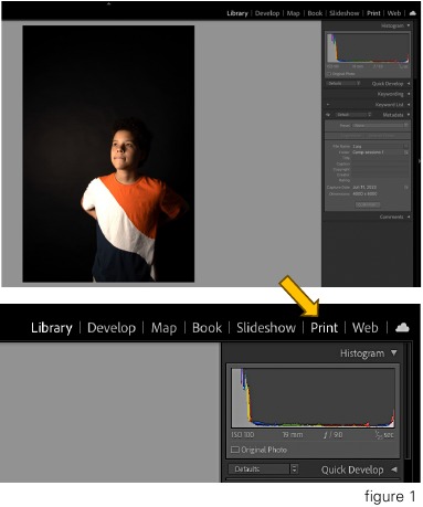 Afdrukken vanuit Lightroom - Stap 1