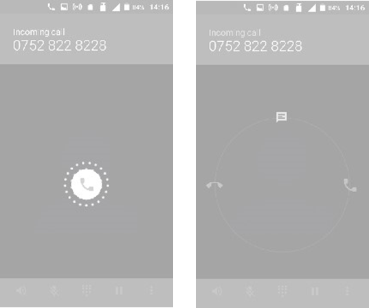 Telefoongesprek - Een gesprek beantwoorden of weigeren