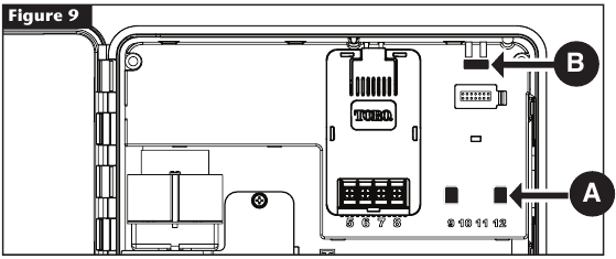 Installatie van de zone-uitbreidingsmodule - Installatie van de module
