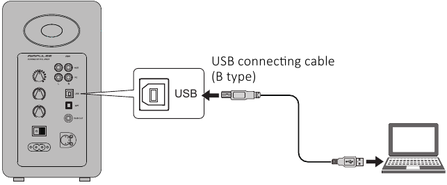 Gebruik in USB-ingangsmodus