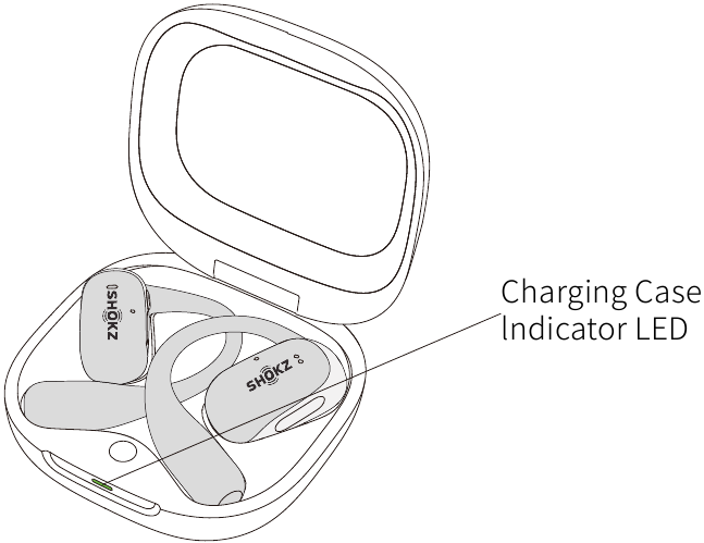Indicator-led oplaadcase - Stap 1